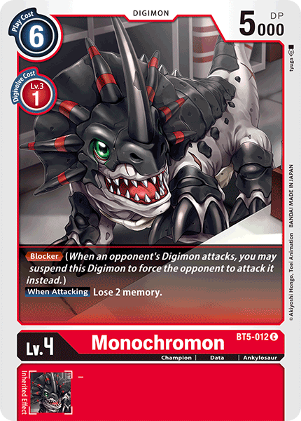 Monochromon [BT5-012] [Battle of Omni] | Card Merchant Takapuna