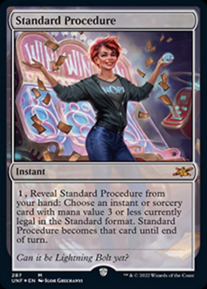 Standard Procedure (Galaxy Foil) [Unfinity] | Card Merchant Takapuna