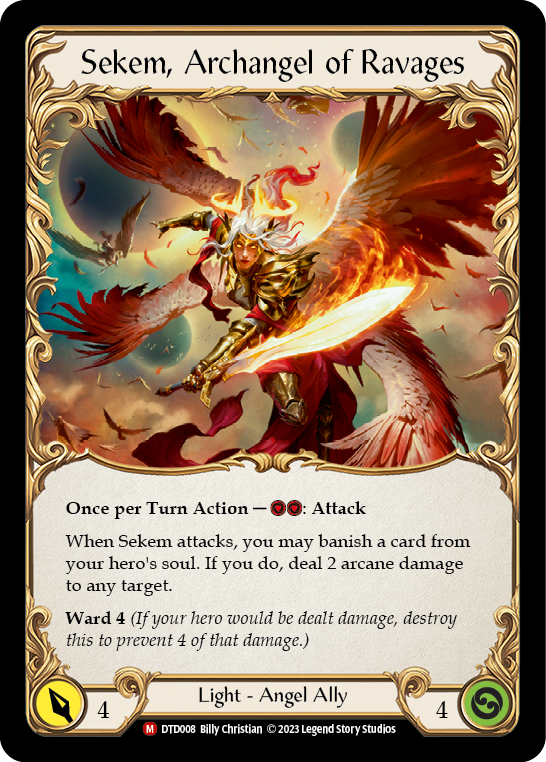 Figment of Ravages // Sekem, Archangel of Ravages [DTD008] (Dusk Till Dawn) | Card Merchant Takapuna