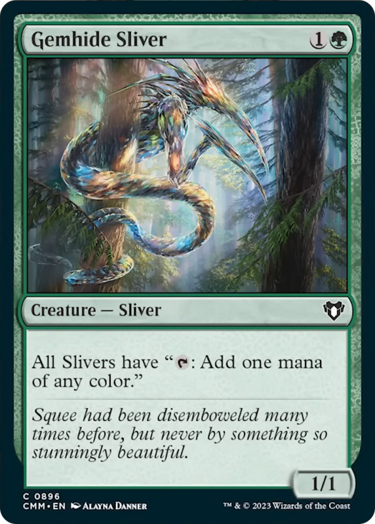 Gemhide Sliver [Commander Masters] | Card Merchant Takapuna