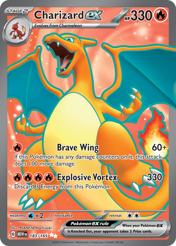 Charizard ex (183/165) [Scarlet & Violet: 151] | Card Merchant Takapuna