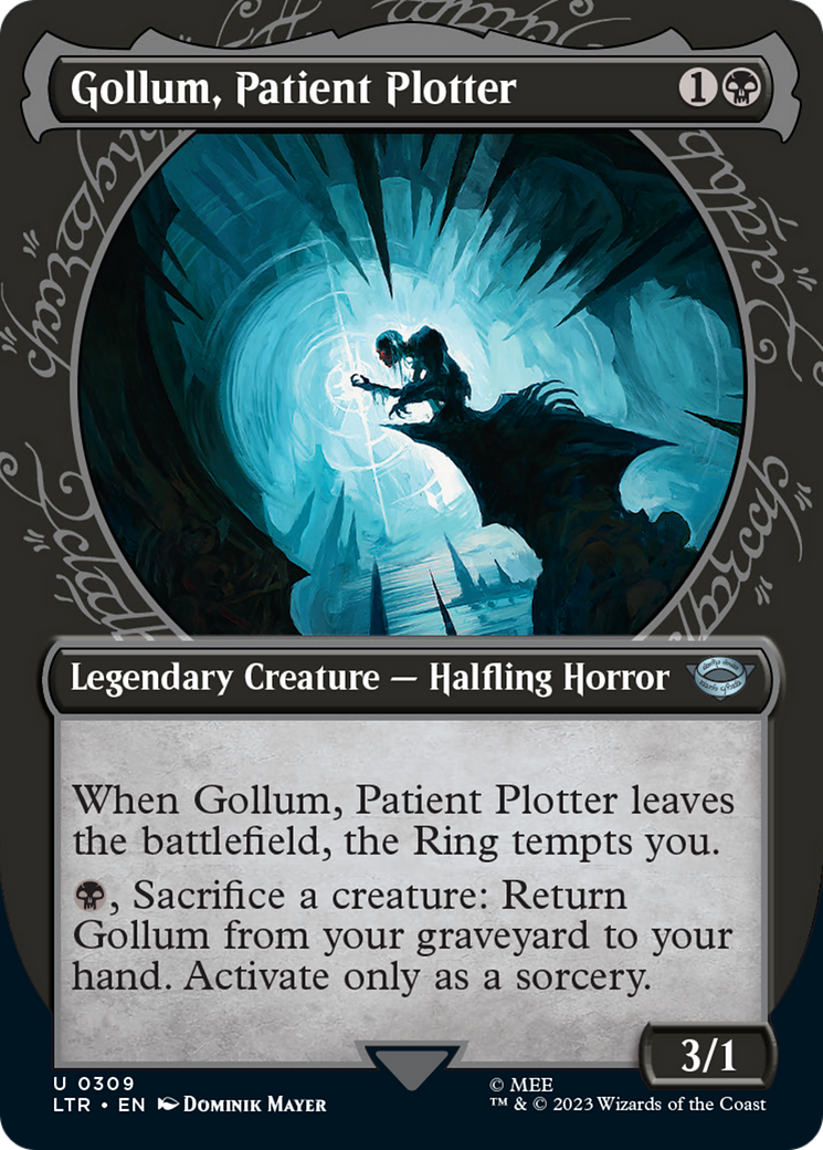 Gollum, Patient Plotter (Showcase Ring Frame) [The Lord of the Rings: Tales of Middle-Earth] | Card Merchant Takapuna