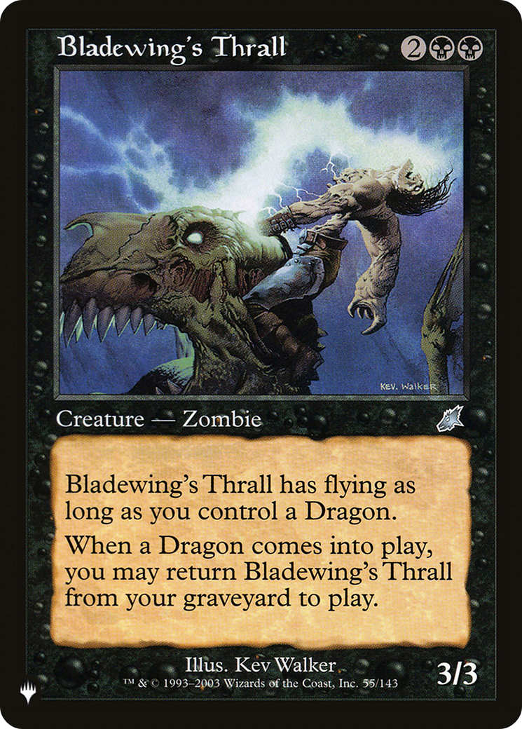 Bladewing's Thrall [The List] | Card Merchant Takapuna