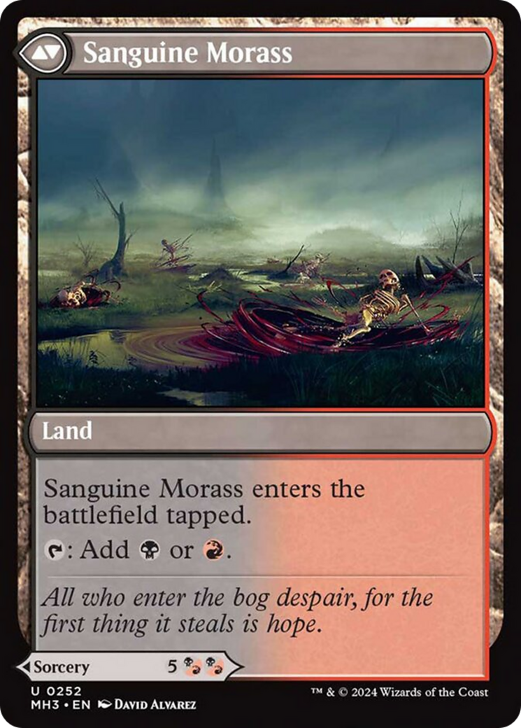 Bloodsoaked Insight // Sanguine Morass [Modern Horizons 3] | Card Merchant Takapuna