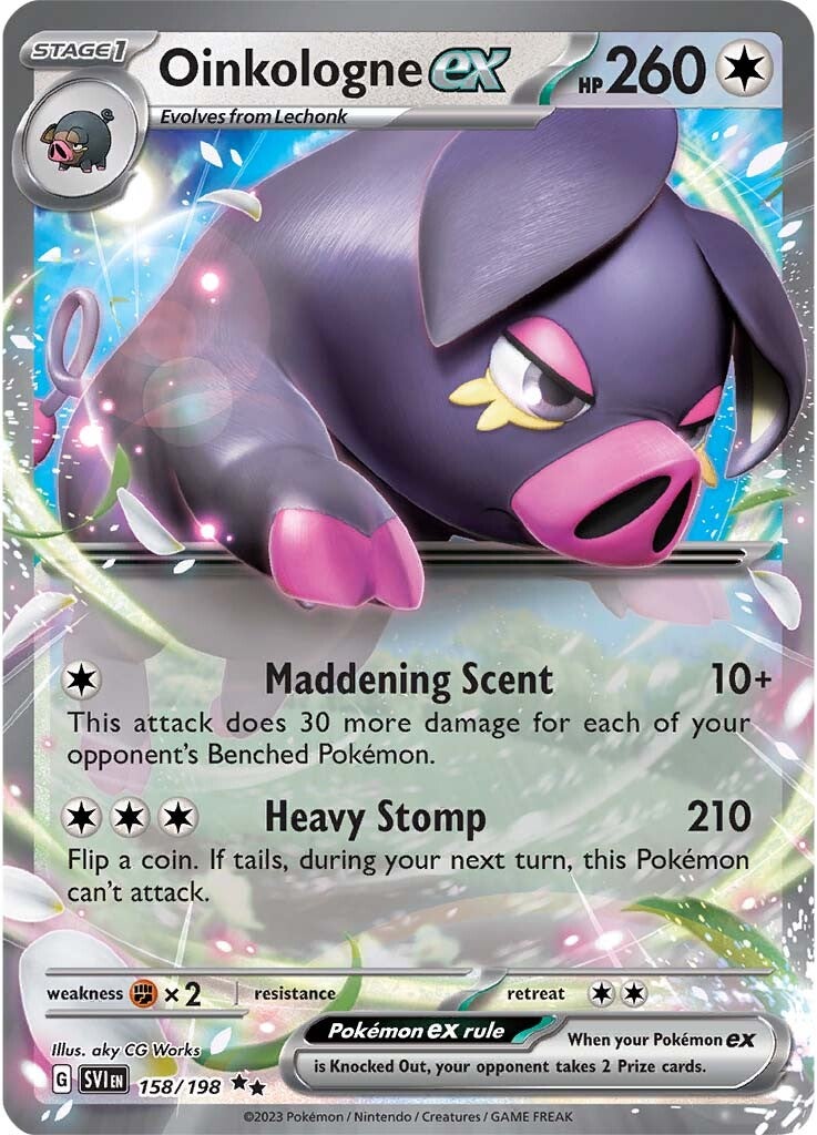 Oinkologne ex (158/198) [Scarlet & Violet: Base Set] | Card Merchant Takapuna