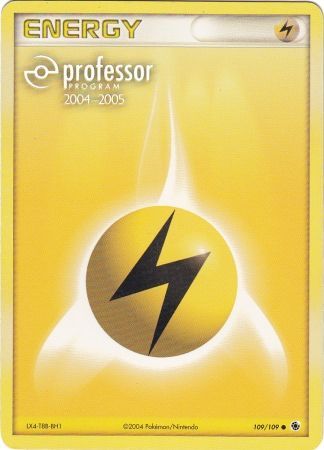 Lightning Energy (109/109) (2004 2005) [Professor Program Promos] | Card Merchant Takapuna