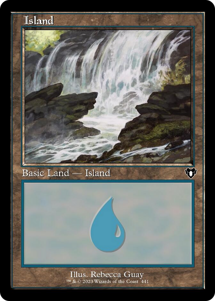 Island (441) (Retro) [Commander Masters] | Card Merchant Takapuna