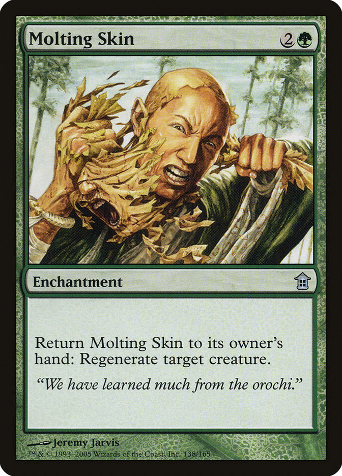 Molting Skin [Saviors of Kamigawa] | Card Merchant Takapuna