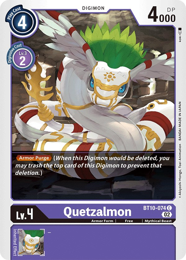 Quetzalmon [BT10-074] [Xros Encounter] | Card Merchant Takapuna