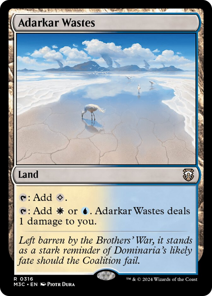 Adarkar Wastes [Modern Horizons 3 Commander] | Card Merchant Takapuna