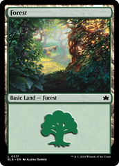 Forest (0377) [Bloomburrow] | Card Merchant Takapuna