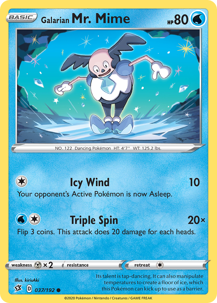 Galarian Mr. Mime (037/192) [Sword & Shield: Rebel Clash] | Card Merchant Takapuna