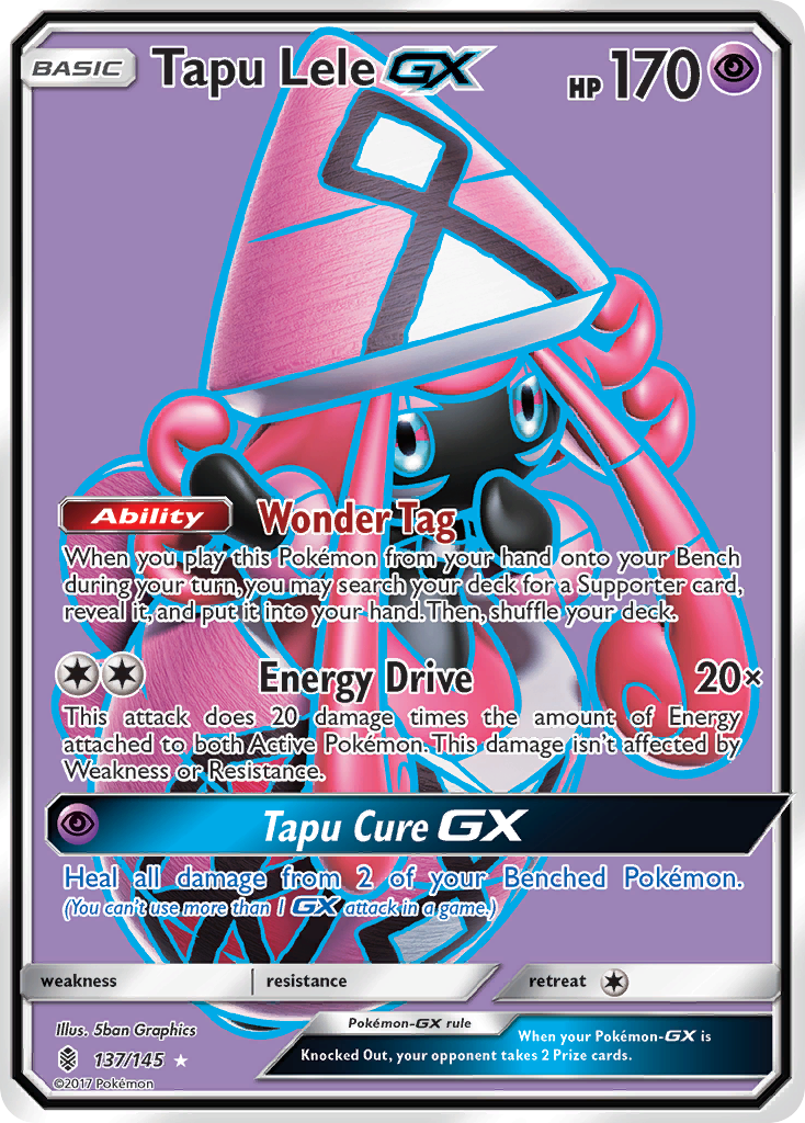 Tapu Lele GX (137/145) [Sun & Moon: Guardians Rising] | Card Merchant Takapuna