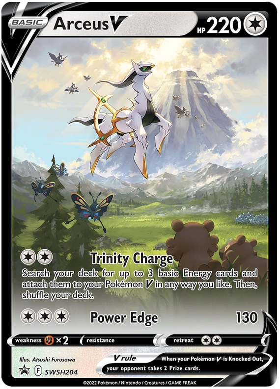 Arceus V (SWSH204) [Sword & Shield: Black Star Promos] | Card Merchant Takapuna