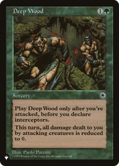 Deep Wood [The List] | Card Merchant Takapuna