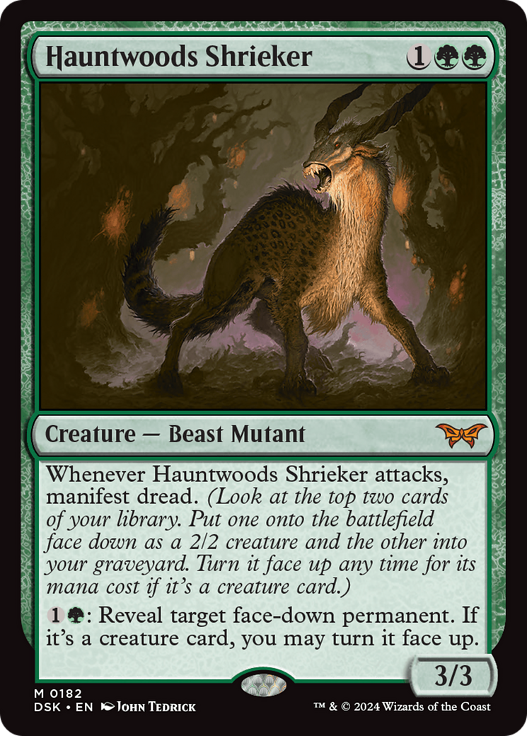 Hauntwoods Shrieker [Duskmourn: House of Horror] | Card Merchant Takapuna