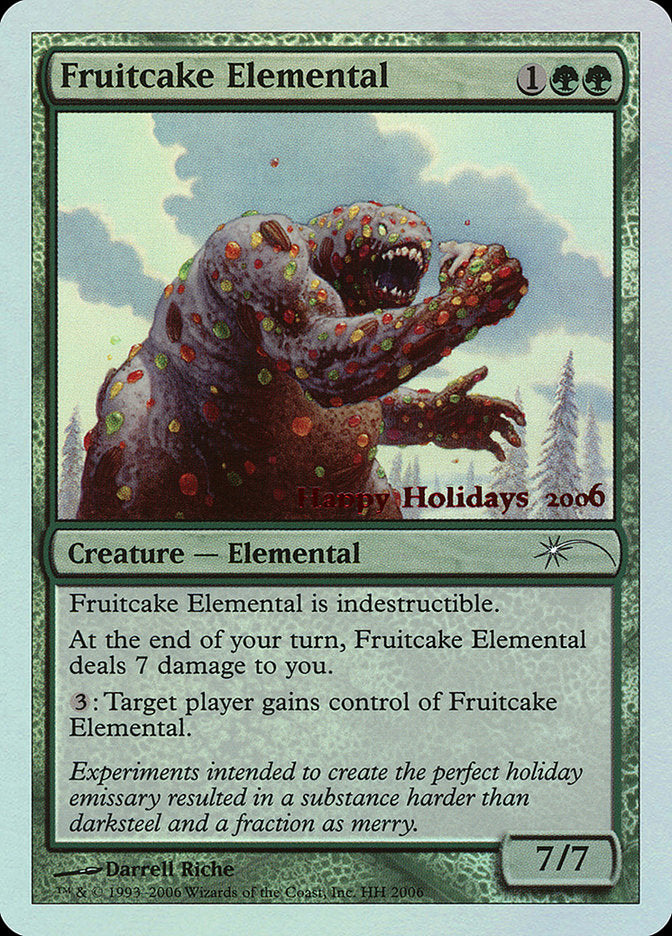 Fruitcake Elemental [Happy Holidays] | Card Merchant Takapuna