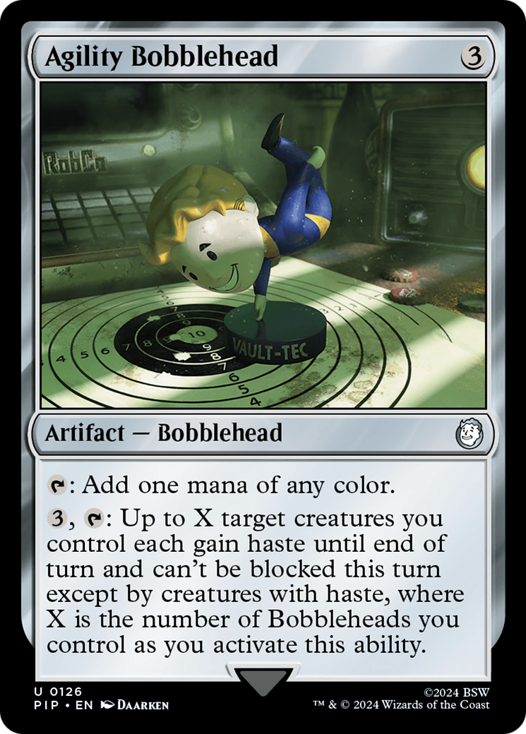 Agility Bobblehead [Fallout] | Card Merchant Takapuna