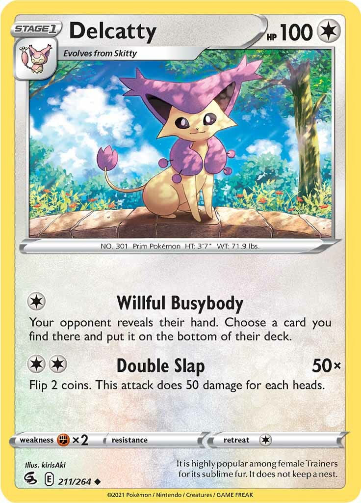 Delcatty (211/264) [Sword & Shield: Fusion Strike] | Card Merchant Takapuna