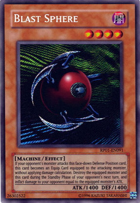 Blast Sphere [RP01-EN091] Secret Rare | Card Merchant Takapuna