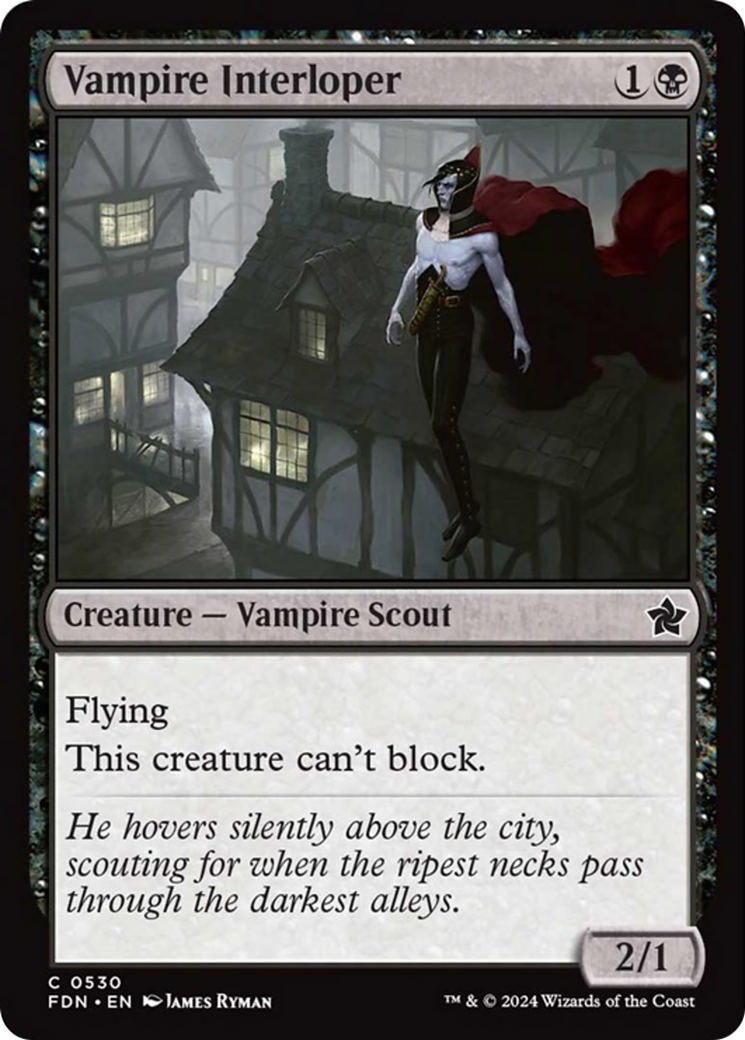 Vampire Interloper [Foundations] | Card Merchant Takapuna