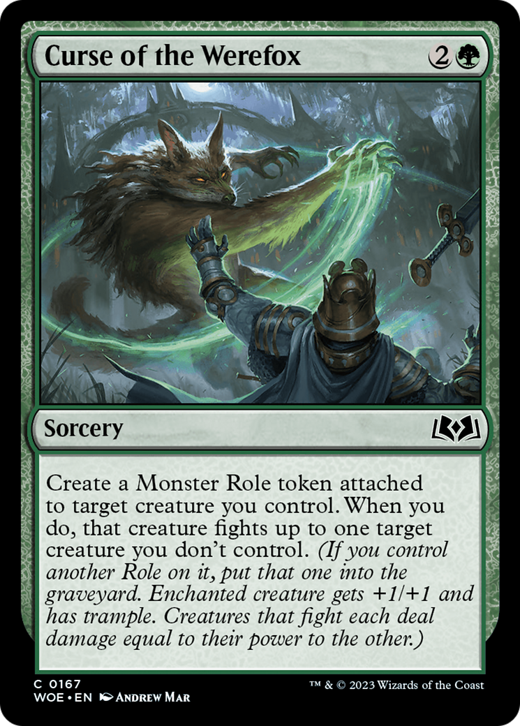 Curse of the Werefox [Wilds of Eldraine] | Card Merchant Takapuna