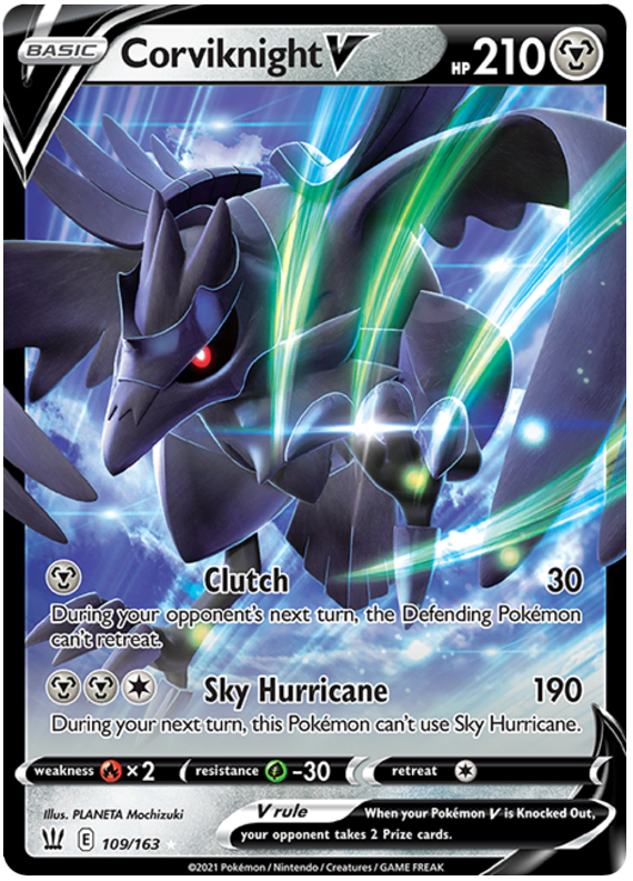 Corviknight V (109/163) [Sword & Shield: Battle Styles] | Card Merchant Takapuna