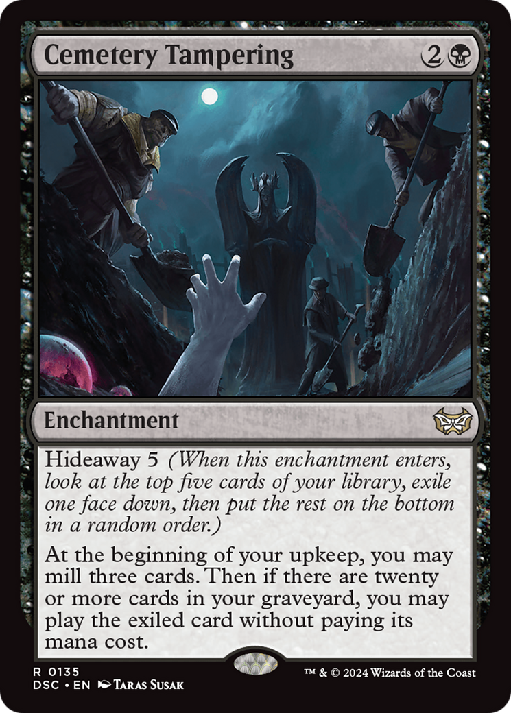 Cemetery Tampering [Duskmourn: House of Horror Commander] | Card Merchant Takapuna