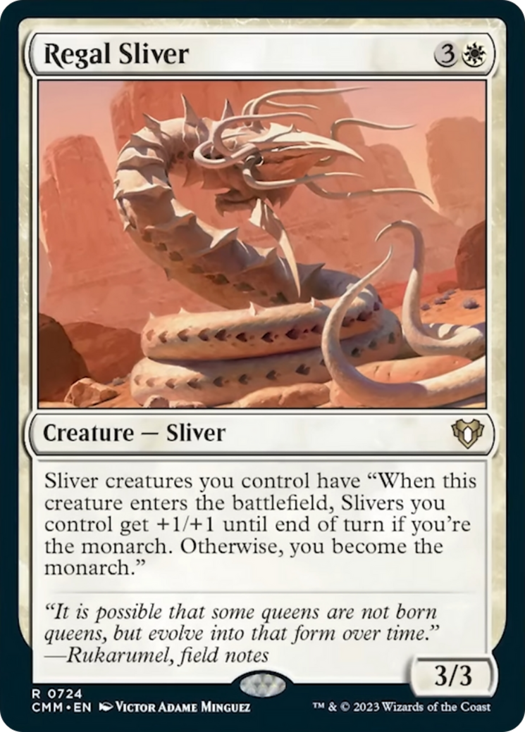 Regal Sliver [Commander Masters] | Card Merchant Takapuna