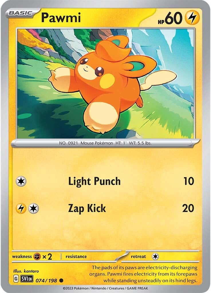 Pawmi (074/198) [Scarlet & Violet: Base Set] | Card Merchant Takapuna