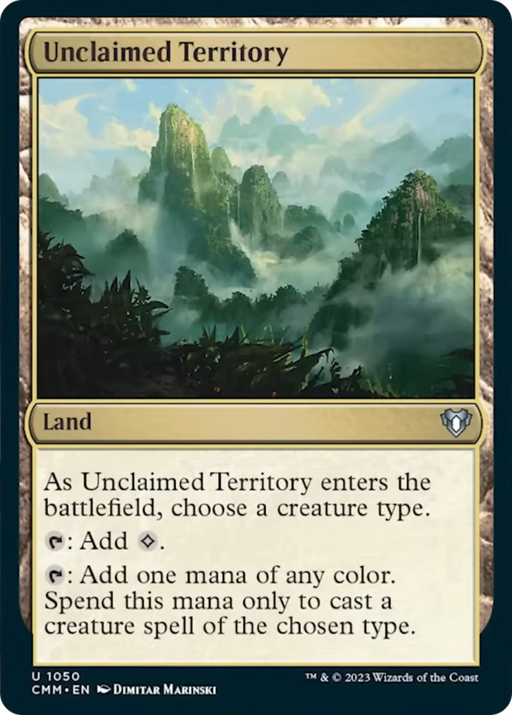 Unclaimed Territory [Commander Masters] | Card Merchant Takapuna