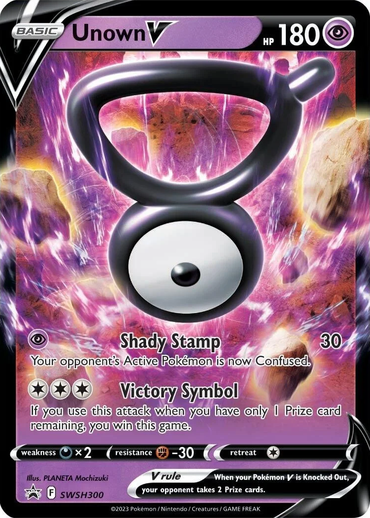 Unown V (SWSH300) [Sword & Shield: Black Star Promos] | Card Merchant Takapuna