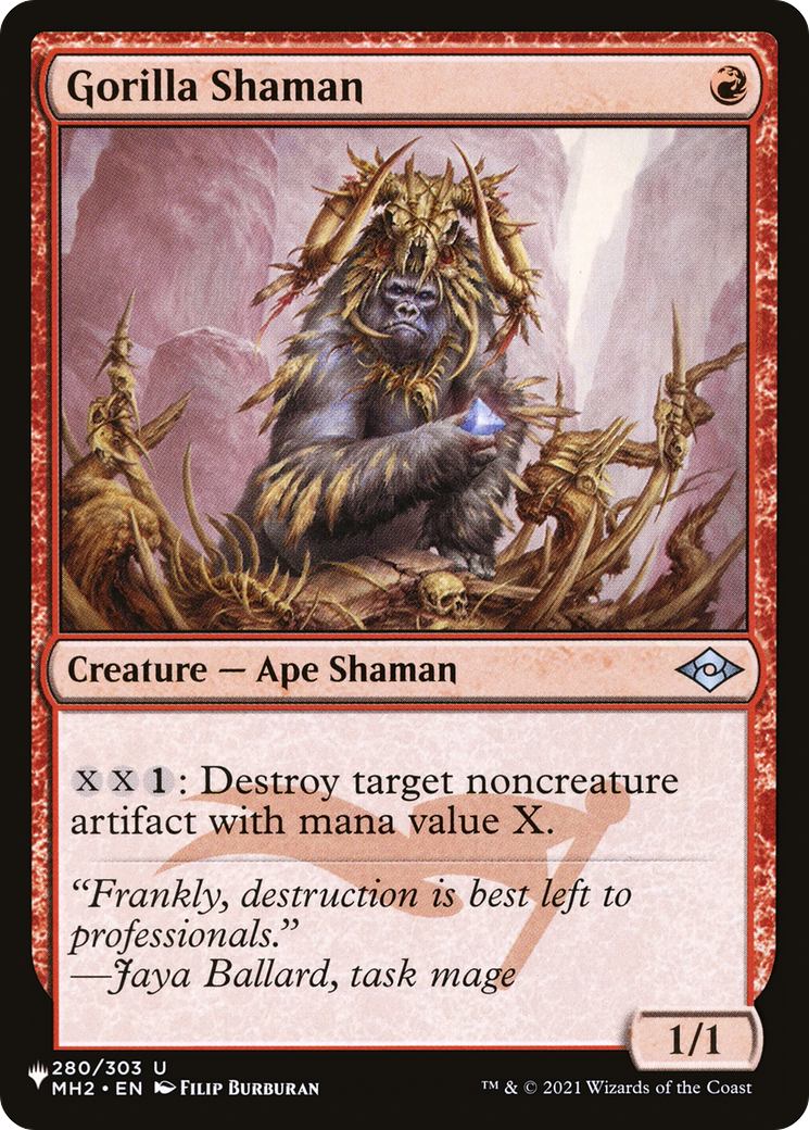 Gorilla Shaman [The List Reprints] | Card Merchant Takapuna