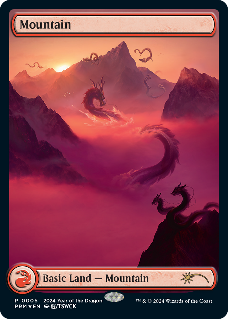 Mountain (Year of the Dragon 2024) [Standard Showdown Promos] | Card Merchant Takapuna