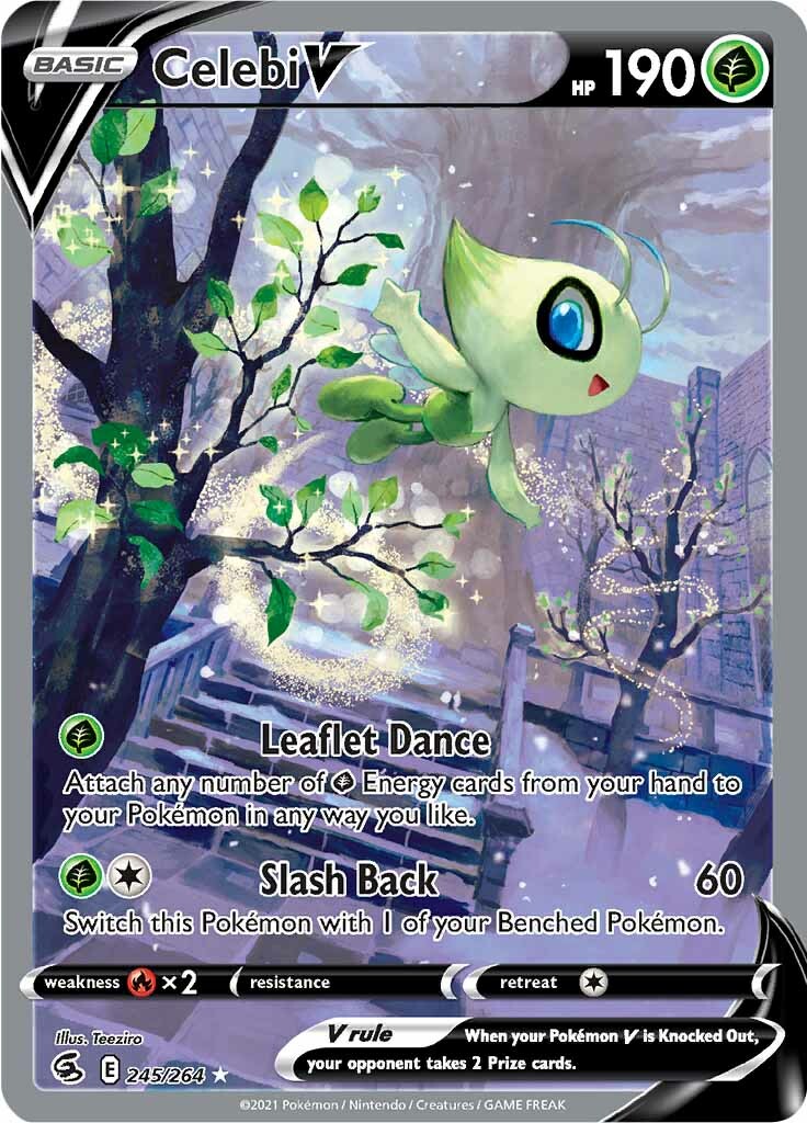 Celebi V (245/264) [Sword & Shield: Fusion Strike] | Card Merchant Takapuna