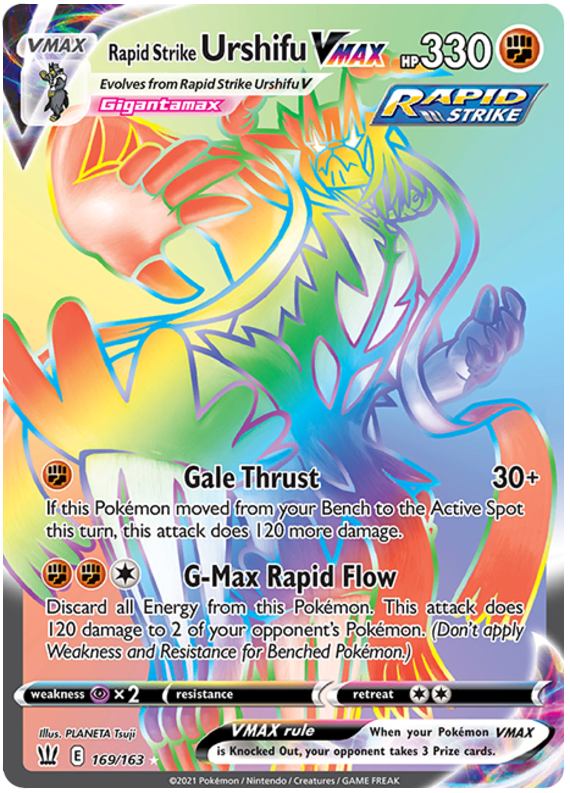 Rapid Strike Urshifu VMAX (169/163) [Sword & Shield: Battle Styles] | Card Merchant Takapuna