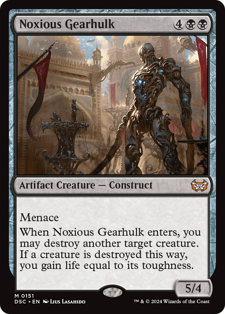 Noxious Gearhulk [Duskmourn: House of Horror Commander] | Card Merchant Takapuna