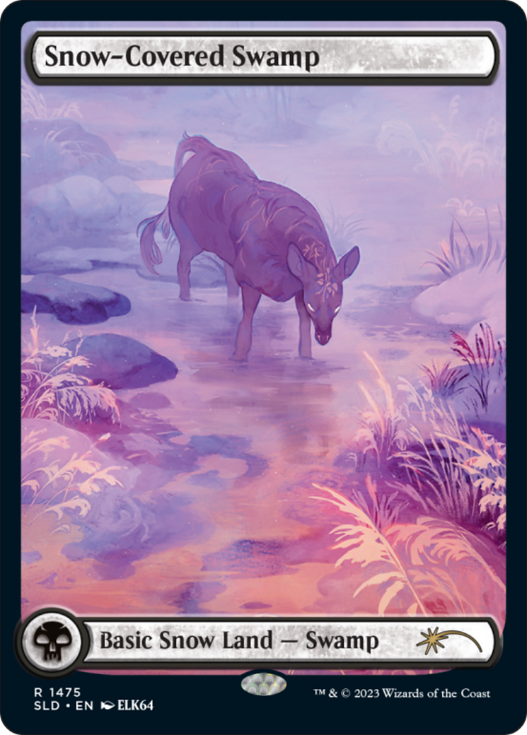 Snow-Covered Swamp (1475) (Rainbow Foil) [Secret Lair Drop Series] | Card Merchant Takapuna