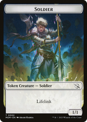 Soldier // Thopter Double-Sided Token [March of the Machine Tokens] | Card Merchant Takapuna