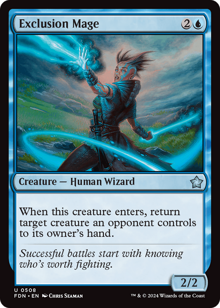 Exclusion Mage [Foundations] | Card Merchant Takapuna