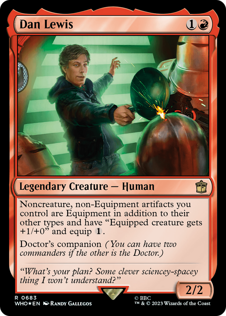 Dan Lewis (Surge Foil) [Doctor Who] | Card Merchant Takapuna