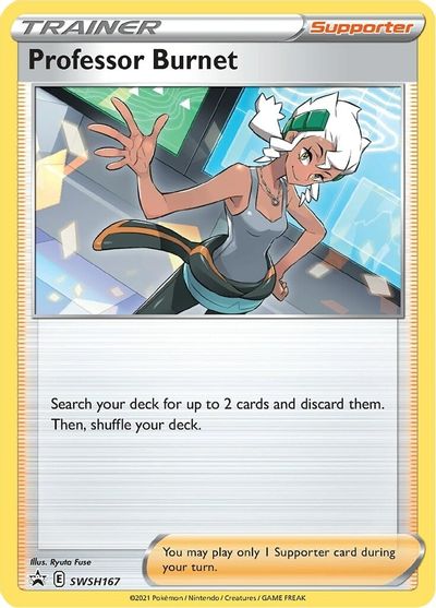 Professor Burnet (SWSH167) [Sword & Shield: Black Star Promos] | Card Merchant Takapuna