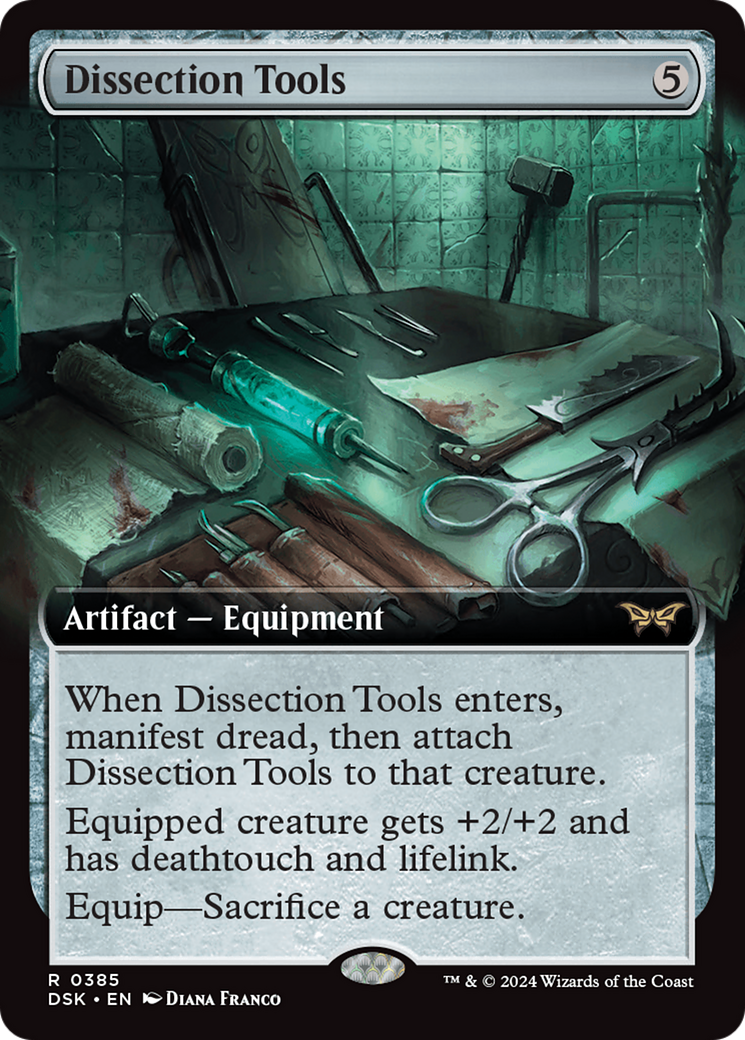 Dissection Tools (Extended Art) [Duskmourn: House of Horror] | Card Merchant Takapuna