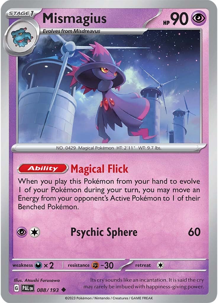 Mismagius (088/193) [Scarlet & Violet: Paldea Evolved] | Card Merchant Takapuna