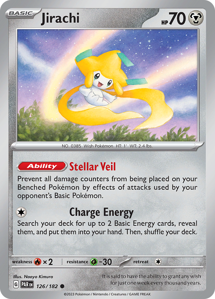 Jirachi (126/182) [Scarlet & Violet: Paradox Rift] | Card Merchant Takapuna