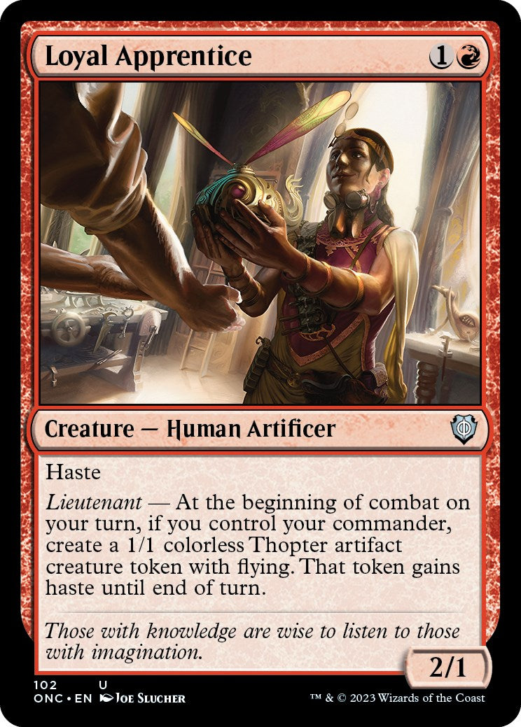 Loyal Apprentice [Phyrexia: All Will Be One Commander] | Card Merchant Takapuna