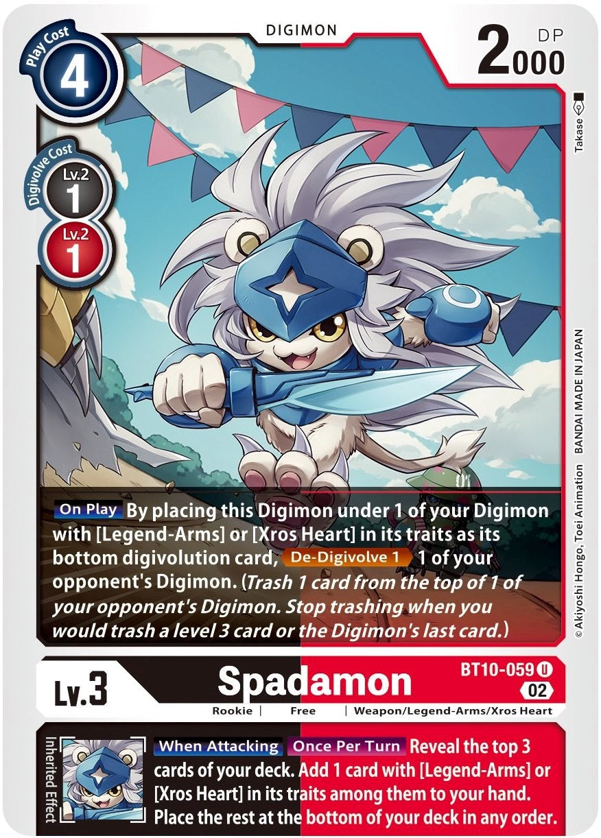 Spadamon [BT10-059] [Xros Encounter] | Card Merchant Takapuna