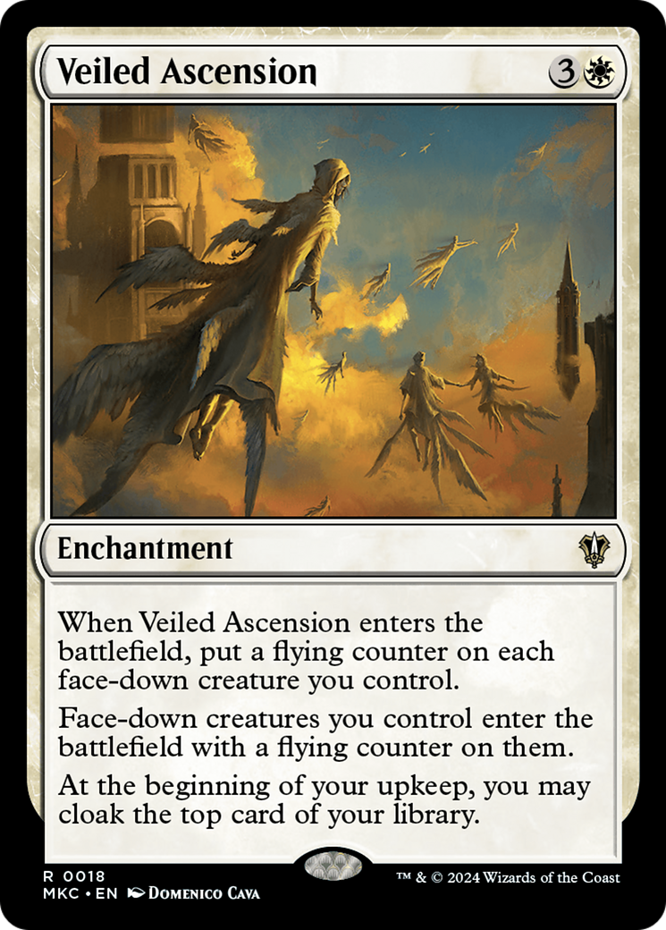 Veiled Ascension [Murders at Karlov Manor Commander] | Card Merchant Takapuna