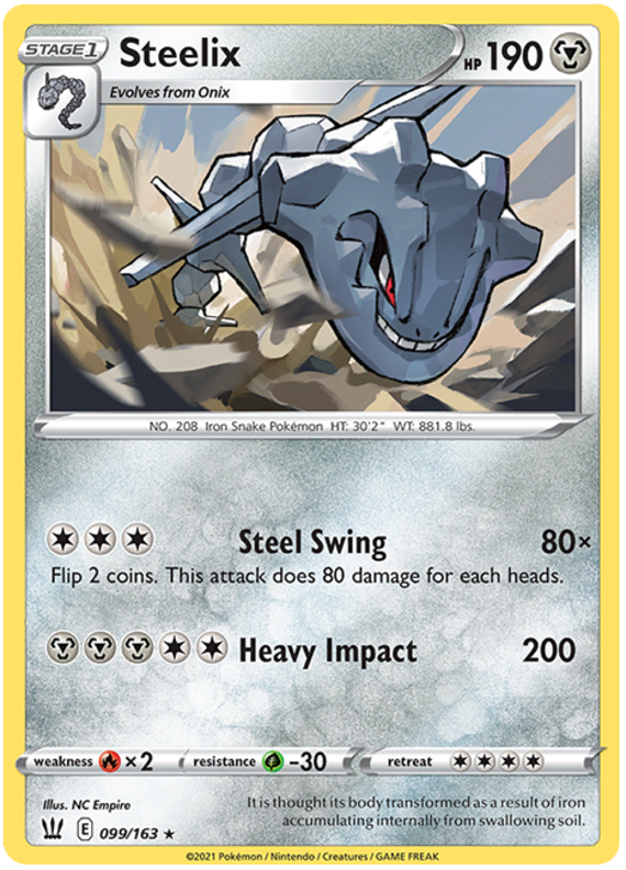 Steelix (099/163) [Sword & Shield: Battle Styles] | Card Merchant Takapuna