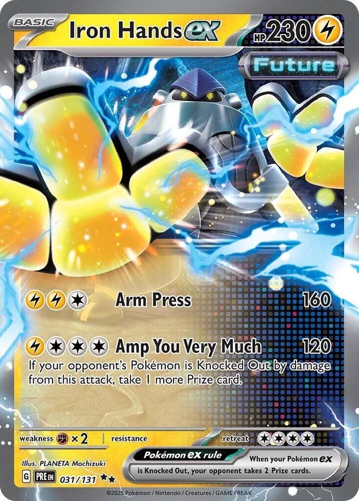 Iron Hands ex (031/131) [Scarlet & Violet: Prismatic Evolutions] | Card Merchant Takapuna